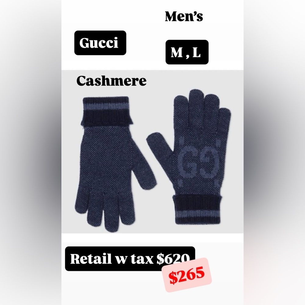 Gucci Men's Cashmere Gloves